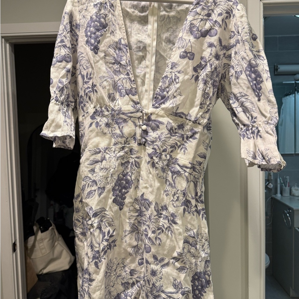 Reformation Simi Linen Minidress - Picture 3 of 4